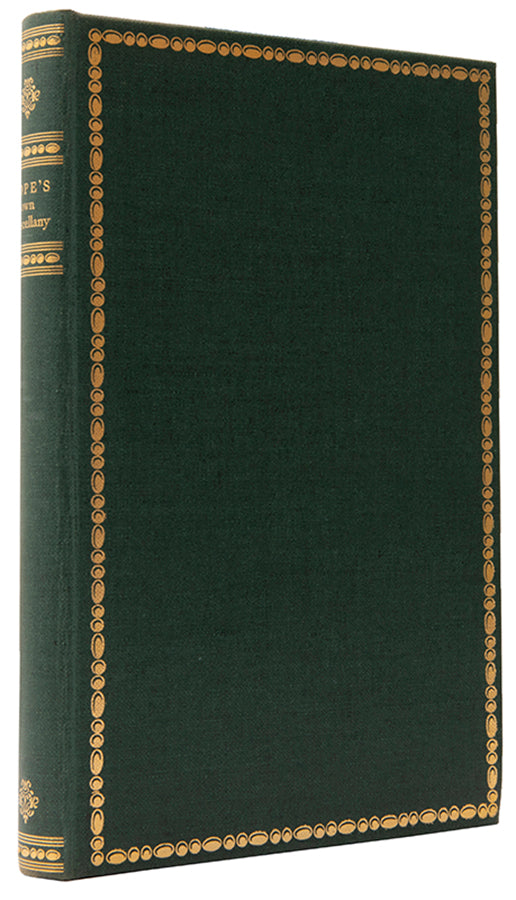 Nonesuch edition of Alexander Pope's Miscellany, published in 1935. 