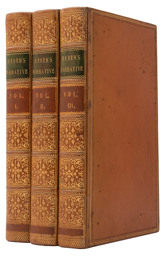 Heber's tour encompassed a journey through Bihar, Rohilkhand, Rajputana, and Gujarat, with visits to Benares, Allahabad, Agra, and Lucknow.