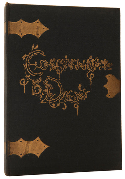 First edition of Continual Dew by John Betjeman, with the unclipped price jacket.  The author's second volme of poems.