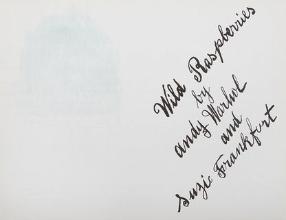 Greengages a la Warhol is an offset lithograph from Andy Warhol's Wild Raspberries published in 1959.