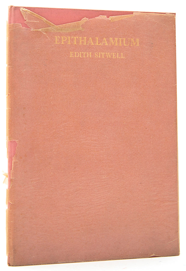 First edition of Epithalamium by Edith Sitwell, one of 100 copies signed by the author.