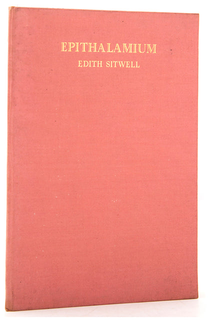 First edition of Epithalamium by Edith Sitwell, one of 100 copies signed by the author.