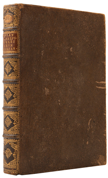 Second edition of Essay d'analyse sur les jeux de hazard, Montmort's pioneering work on probability theory. 