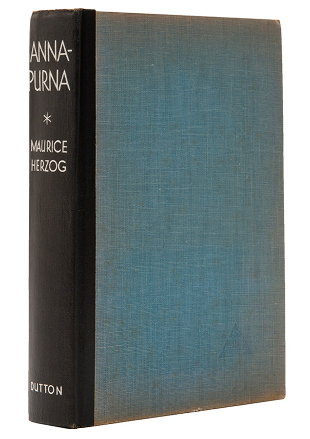 Herzog was a French mountaineer who led this remarkable ascent of Annapurna. Inscribed copy. 