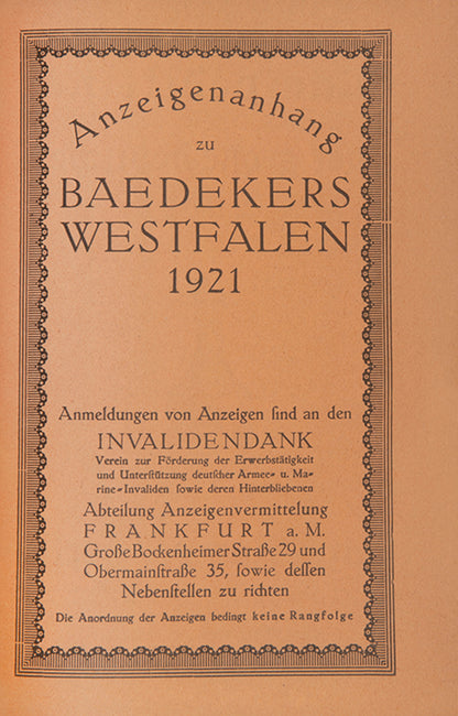 A scarce regional title with adverts at the rear.