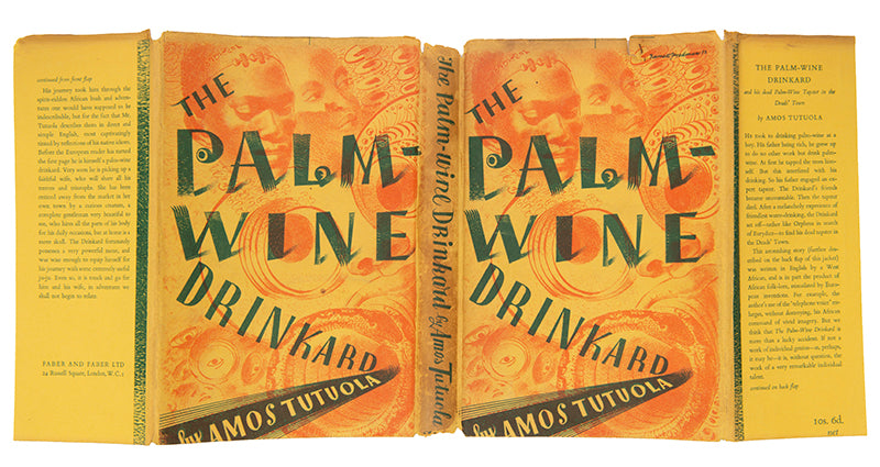 First impression of The Palm Wine Drinkard by Amos Tutuola, inscribed by the author