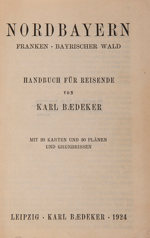 First edition of this scarce regional guide.