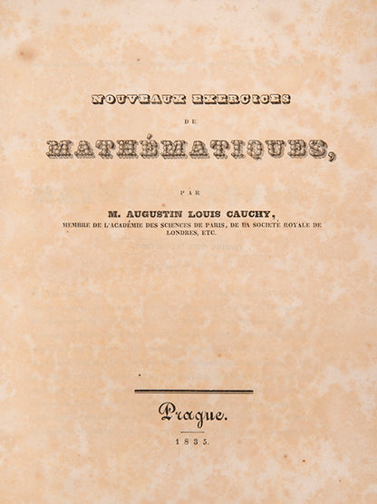 [Set of Nineteenth-Century Scientific and Mathematical Treatises]: