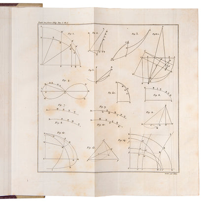 An attractive 11-volume set of nineteenth-century scientific and mathematical treatises, including works by Avogadro, Cauchy, and Legendre, among others.