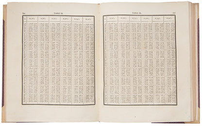 An attractive 11-volume set of nineteenth-century scientific and mathematical treatises, including works by Avogadro, Cauchy, and Legendre, among others.