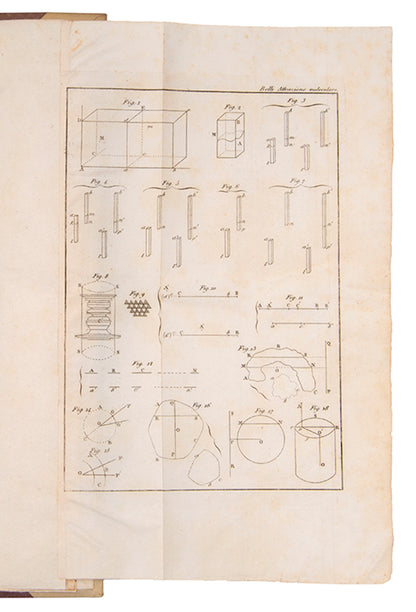 An attractive 11-volume set of nineteenth-century scientific and mathematical treatises, including works by Avogadro, Cauchy, and Legendre, among others.