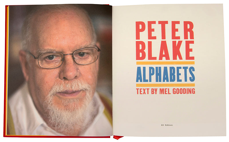Peter Blake, long fostered a fascination with alphabets and Victorian and Edwardian graphic illustration. This work contains 18 alphabets, some unpublished
