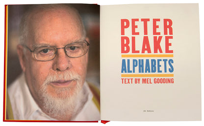 Peter Blake, long fostered a fascination with alphabets and Victorian and Edwardian graphic illustration. This work contains 18 alphabets, some unpublished