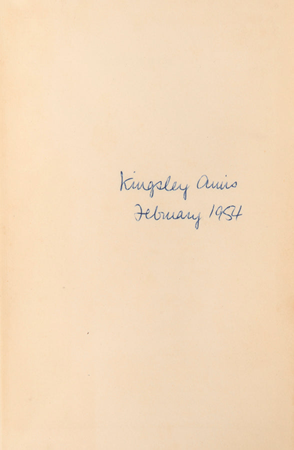An attractive signed first edition of the first novel by Kingsley Amis, Lucky Jim features an inferior academic in a second-rate university