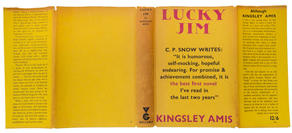 An attractive signed first edition of the first novel by Kingsley Amis, Lucky Jim features an inferior academic in a second-rate university
