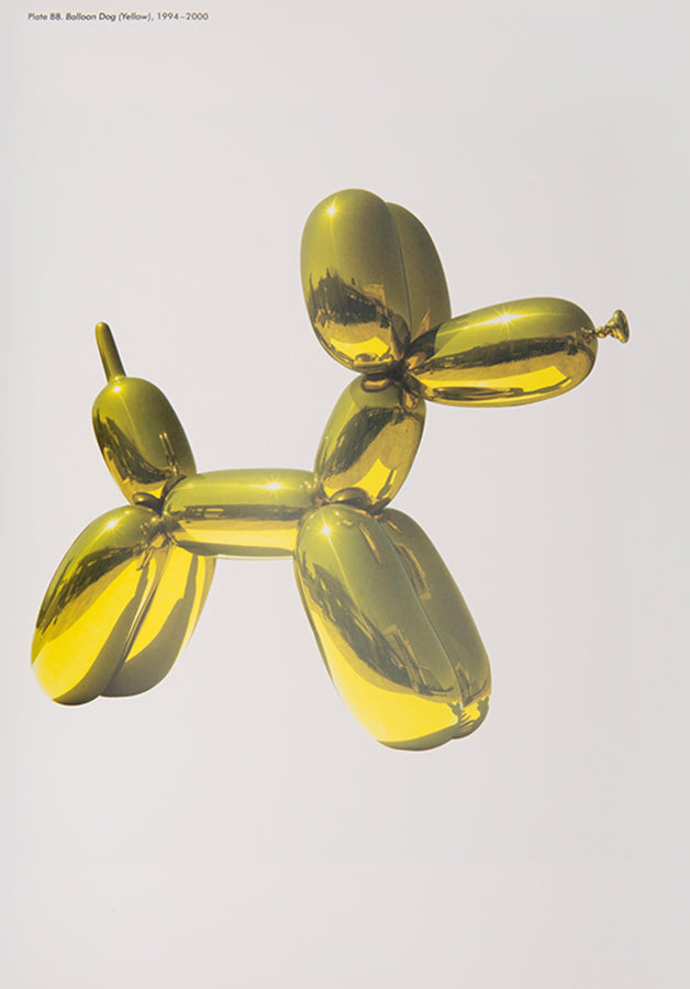 First edition of Jeff Koons: A Retrospective by Scott Rothkopf, signed by Koons on the title page.