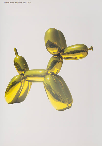 First edition of Jeff Koons: A Retrospective by Scott Rothkopf, signed by Koons on the title page.