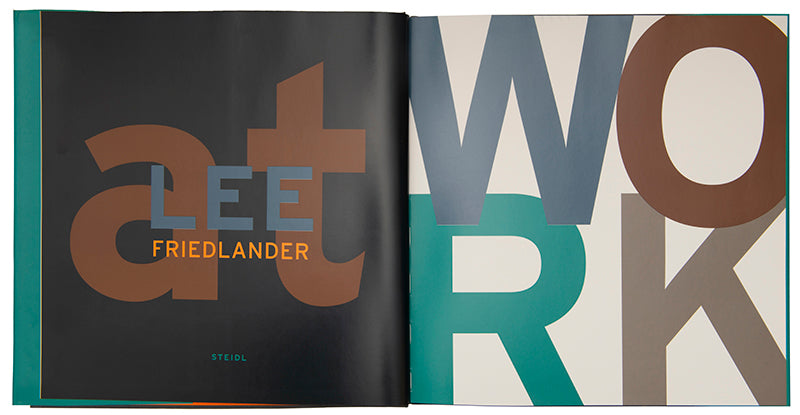 First edition of Lee Friedlander at Work, signed by the photographer on the half-title.