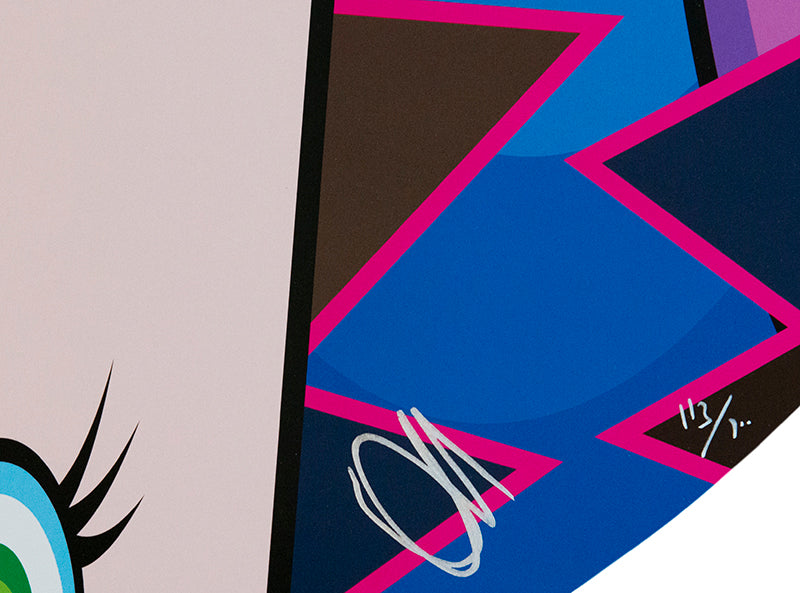 Offset lithograph in colours, 2018, on wove paper, signed in ink and numbered from the edition of 300, published by Kaikai Kiki Co