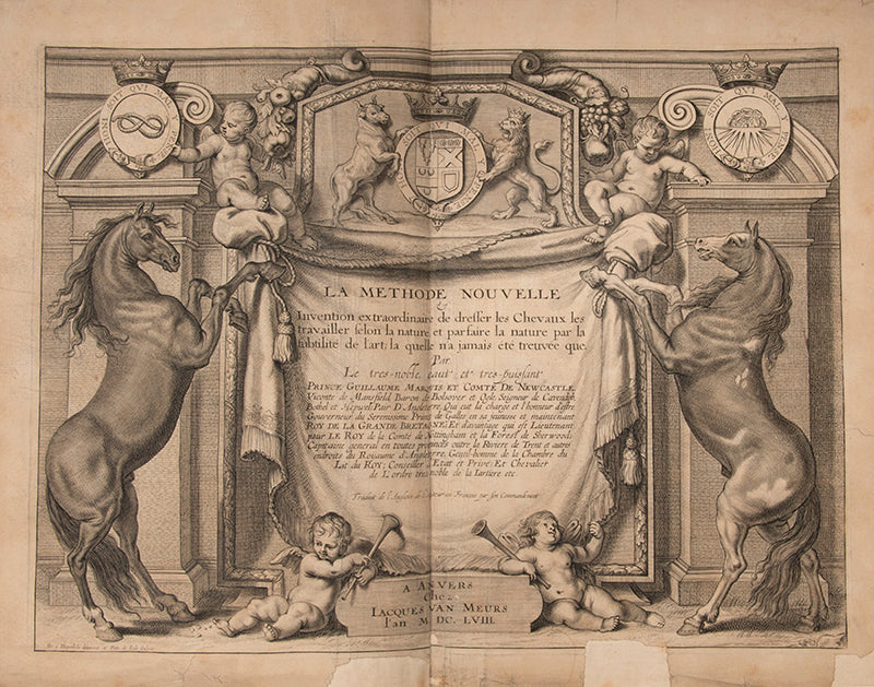 Newcastle's work is one of the most attractive books on horsemanship with splendid engraved plates.