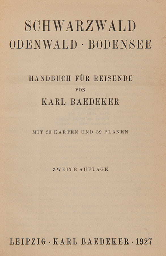 This second edition of this Baedeker's guide has a greatly expanded text from the first published in 1921. 