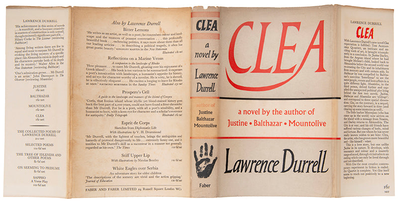 Set of first impressions of Lawrence Durrell's Alexandria Quartet published in London between 1957 and 1960.