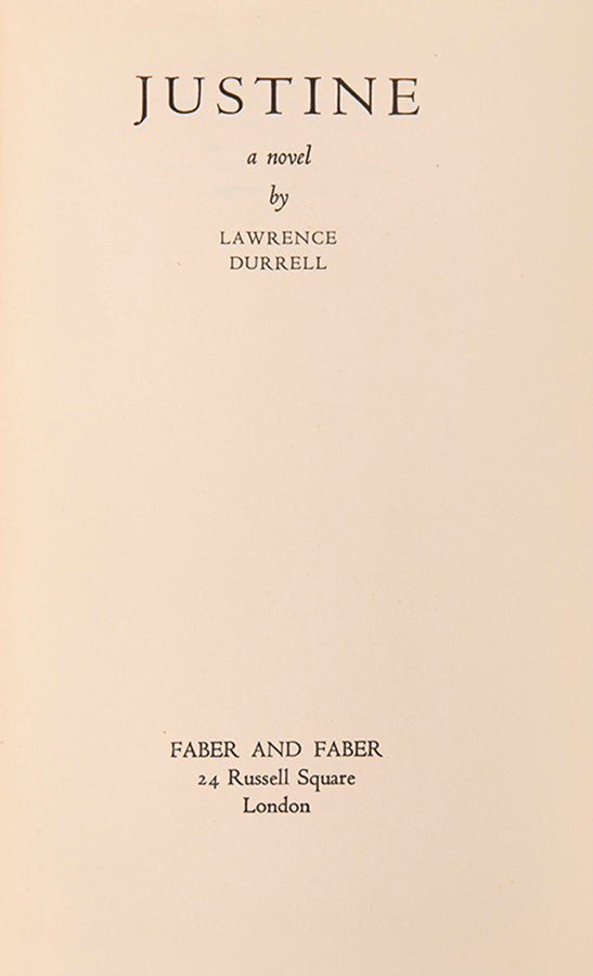 Set of first impressions of Lawrence Durrell's Alexandria Quartet published in London between 1957 and 1960.