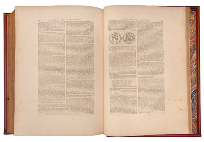 A finely bound example of the 1710 edition of the eleven extant comedies of Aristophanes, printed in Greek and Latin.
