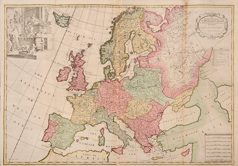 John Senex 1678 - 1740 was one of the foremost mapmakers in England in the early eighteenth century. He was also a surveyor, globemaker, and geographer.