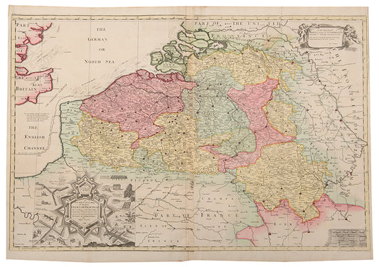 A New and Correct Map of the Ten Spanish Provinces