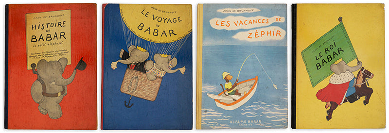 Paris,　de　four　Shapero　Jean　Books　—　Rare　books,　Brunhoff,　first　editions　Babar　1931-1936,
