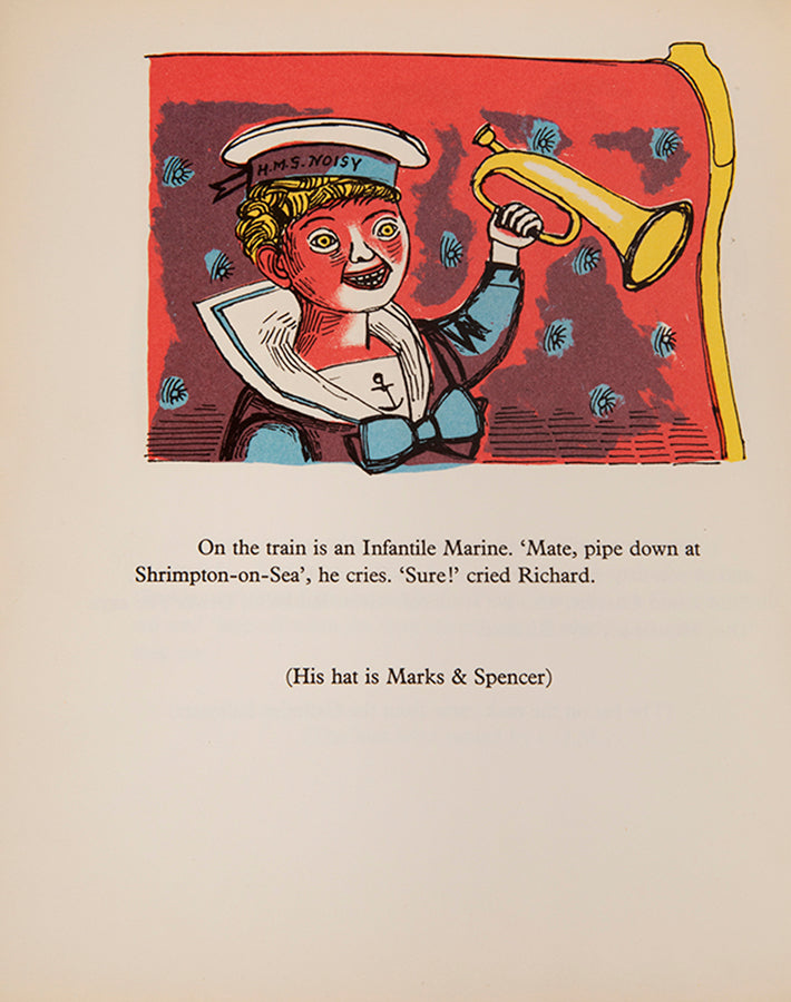 Rare. Hold Fast Yout Teeth by Edward Bawden inscribed to his daugher, Joanna, Christmas 1963. Nine stories written and illustrated by Bawden.