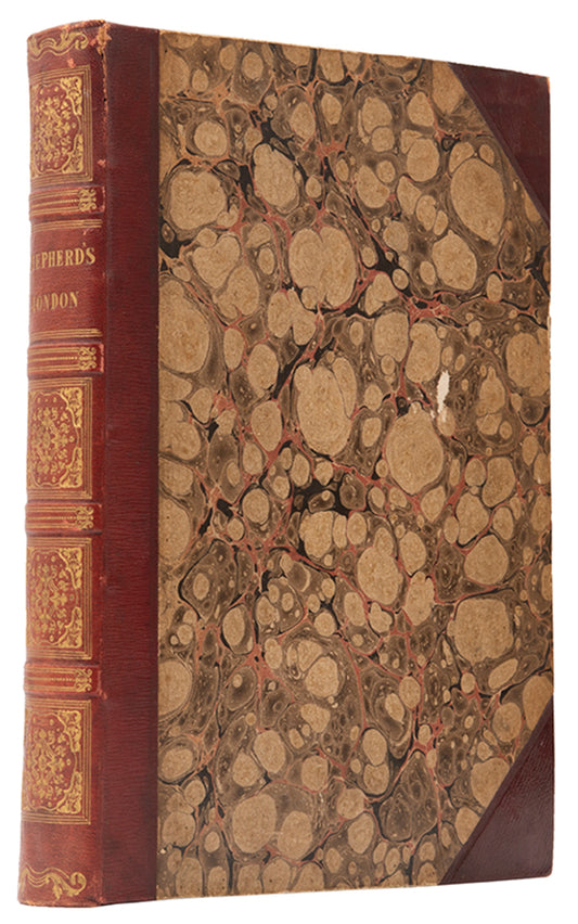 The richly illustrated second edition of Shepherd's topographical study of London, featuring 64 engraved architectural plates