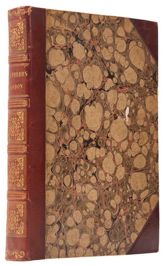 The richly illustrated second edition of Shepherd's topographical study of London, featuring 64 engraved architectural plates