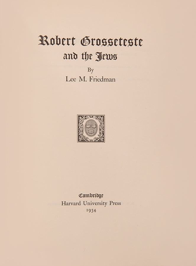 History of the thirteenth-century Church of England Bishop of Lincoln Robert Grosseteste and his complex relations with the local Jewish community, illustrated.