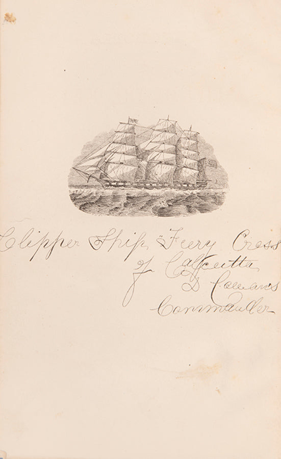 Cowan's account of a Life on the Ocean provides a valuable insight into merchant life at the end of the Golden Age of Sail
