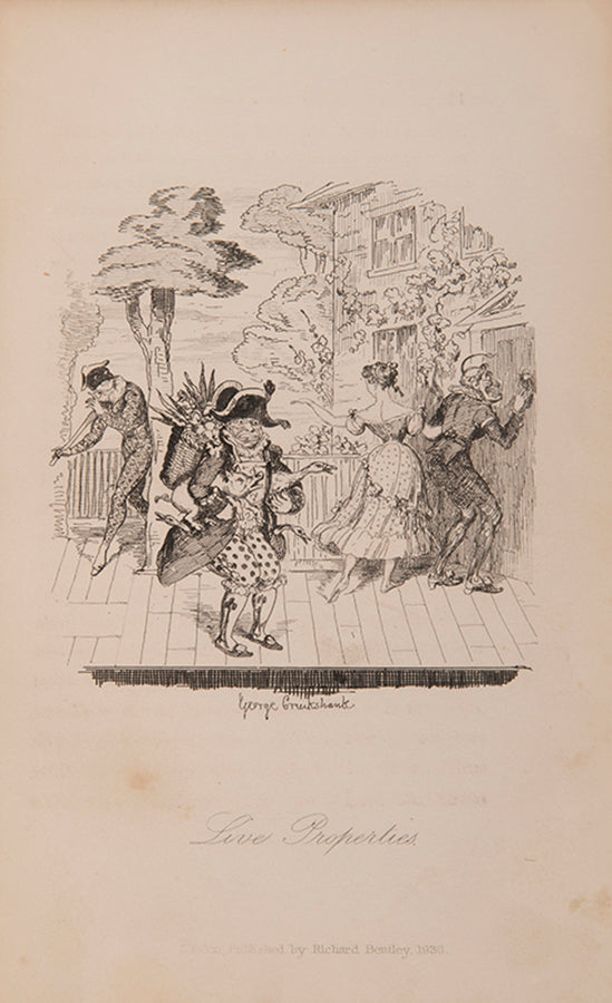 The first edition of Charles Dicken's Memoirs of Joseph Grimaldi, a comic actor and pantomimist who counted Lord Byron among his patrons