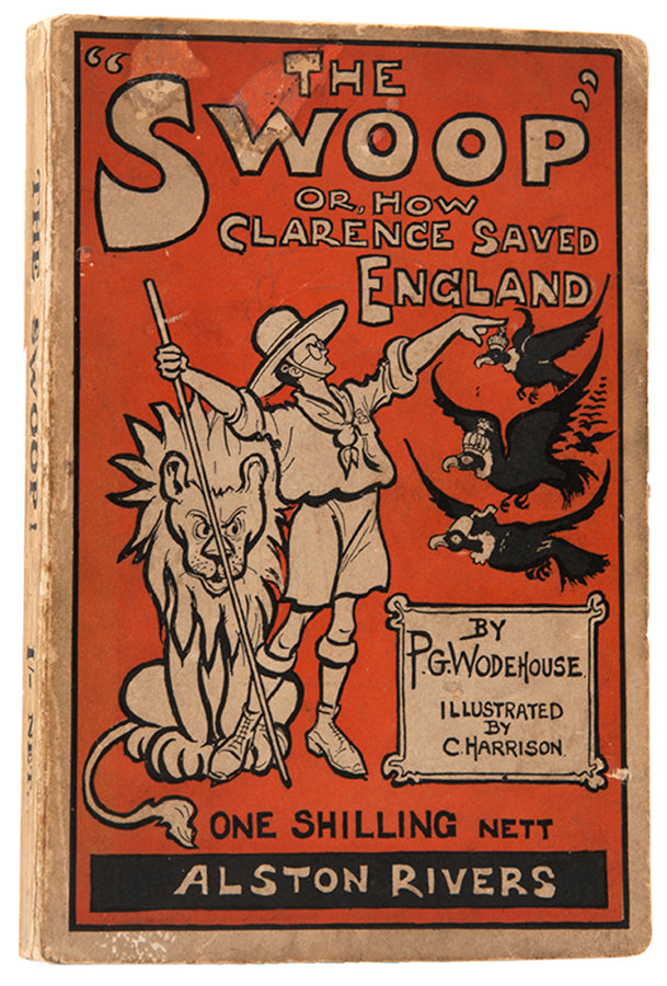 First edition of The Swoop by P.G. Wodehouse, published in 1909.