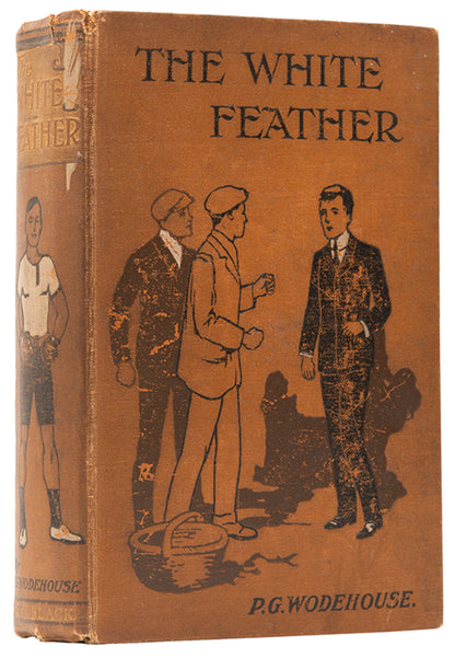 First edition of The White Feather by P.G. Wodehouse, published in 1907.