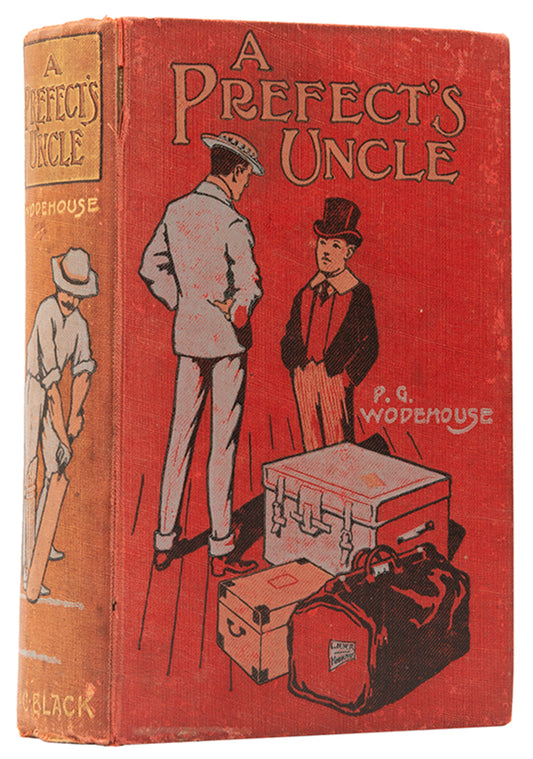 First edition of A Prefect's Uncle by P.G. Wodhouse, the author's uncommon second book here in the earliest issue.