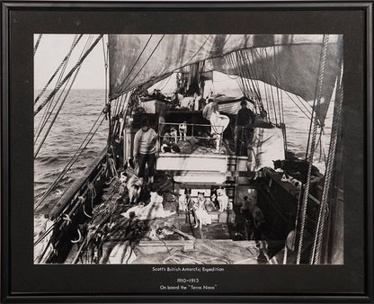 classic Ponting photograph from Captain Scott's Terra Nova expedition (1910-1913).