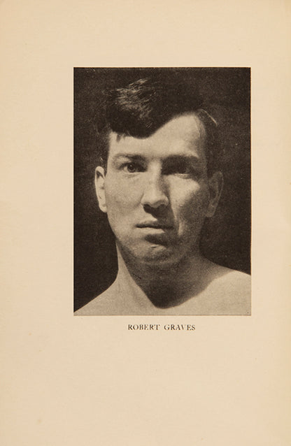The first issue of Good-Bye to All That by Robert Graves, with the subsequently suppressed poem by Siegfried Sassoon and the reference to spiritualism