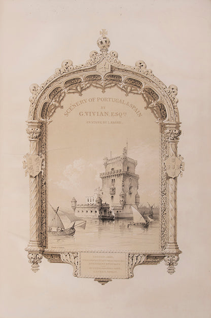 Scenery of Portugal and Spain by George Vivian, the sequel to his volume on Spain, with picturesque lithographs.