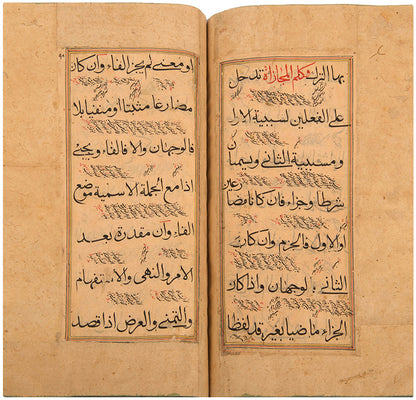 A treatise on Arabic Grammar by Ibn al Hajib copied in India in 1705.