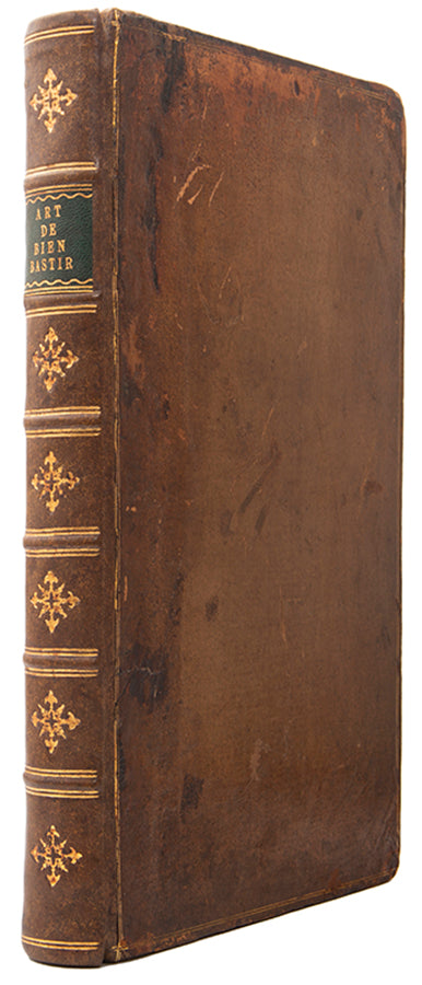 The first edition in French of Leon Battista Alberti's monumental work of architectural theory, De re aedificatoria, with contemporary annotations in pen.