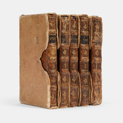 18th century Pentateuch, vocalised, with commentary by Rashi, published by the Proops family printers.
