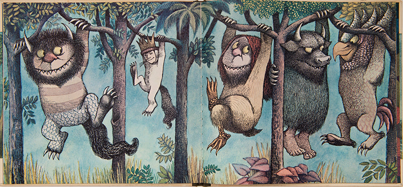 First edition of Where The Wild Things Are by Maurice Sendak in the first state dustjacket.