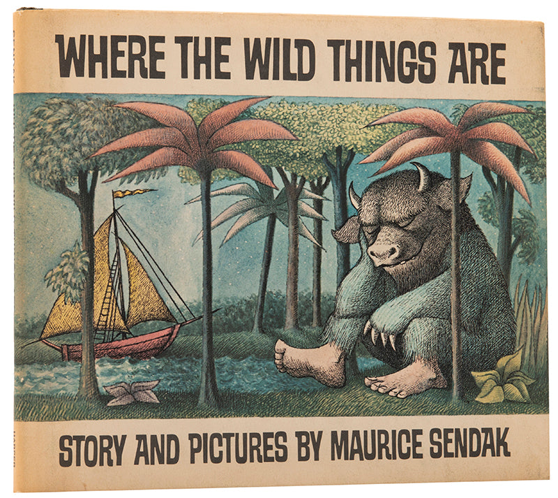 First edition of Where The Wild Things Are by Maurice Sendak in the first state dustjacket.