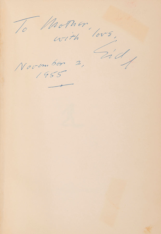 First edition of Perelman's Home Companion by S.J. Perelman, inscribed by the author to his mother.