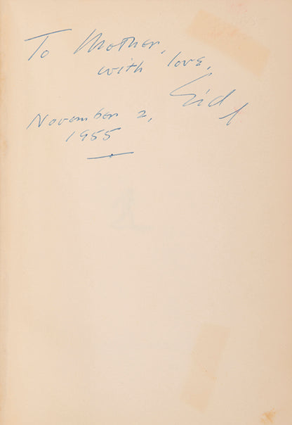 First edition of Perelman's Home Companion by S.J. Perelman, inscribed by the author to his mother.